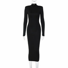 Sleek Pleated Faux Leather Bodycon Dress Sleek Pleated Faux Leather Bodycon Dress