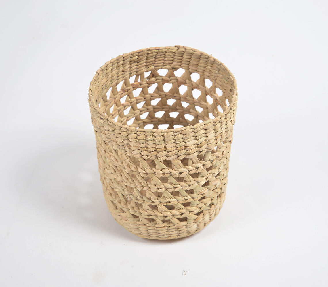 Handwoven Kauna Grass Planter