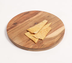 Acacia Wood Classic Round Serving Platter Acacia Wood Classic Round Serving Platter
