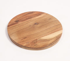 Acacia Wood Classic Round Serving Platter Acacia Wood Classic Round Serving Platter