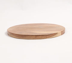 Acacia Wood Classic Round Serving Platter Acacia Wood Classic Round Serving Platter