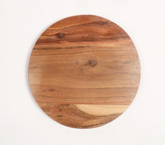 Acacia Wood Classic Round Serving Platter Acacia Wood Classic Round Serving Platter
