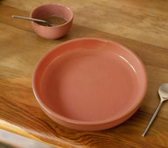 Pink Minimal Ceramic Pasta Bowl Pink Minimal Ceramic Pasta Bowl
