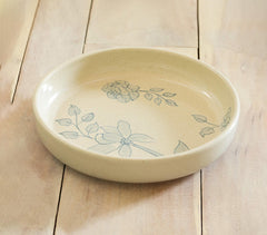 Handmade Ceramic Leaves Pasta Bowl Handmade Ceramic Leaves Pasta Bowl