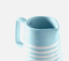 Handmade Ceramic Striped Jug (Small) Handmade Ceramic Striped Jug (Small)