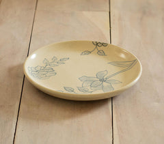 Handmade Floral Ceramic Side Plate Handmade Floral Ceramic Side Plate