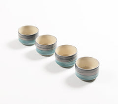 Handcrafted Ceramic dip bowls (set of 4) Handcrafted Ceramic dip bowls (set of 4)