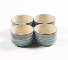 Handcrafted Ceramic dip bowls (set of 4) Handcrafted Ceramic dip bowls (set of 4)