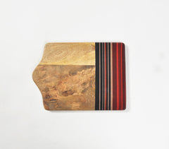 Striped Wooden Cheese board Striped Wooden Cheese board