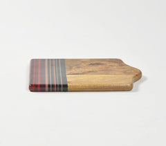 Striped Wooden Cheese board Striped Wooden Cheese board
