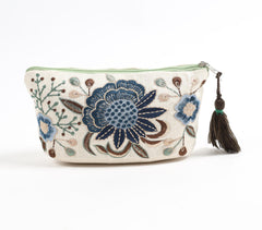 Night Floral embroidered Coin Pouch Night Floral embroidered Coin Pouch