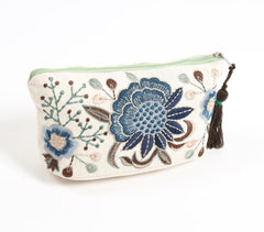 Night Floral embroidered Coin Pouch Night Floral embroidered Coin Pouch
