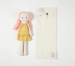 Handmade Pink-Haired Plush Rag Doll Handmade Pink-Haired Plush Rag Doll