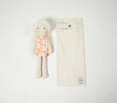 Handmade Blonde-Haired Plush Rag Doll Handmade Blonde-Haired Plush Rag Doll