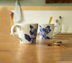 Ink Lily Ceramic Coffee Mugs (Set of 2) Ink Lily Ceramic Coffee Mugs (Set of 2)