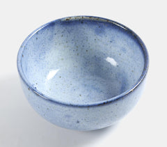 Speckeled Stoneware Glossy Azure Soup Bowl Speckeled Stoneware Glossy Azure Soup Bowl