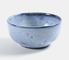 Speckeled Stoneware Glossy Azure Soup Bowl Speckeled Stoneware Glossy Azure Soup Bowl