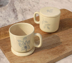 Fiore Ceramic Mugs with Lid (Set of 2) Fiore Ceramic Mugs with Lid (Set of 2)