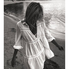 Beach Goddess Kaftan: Women's Stylish Swimsuit Cover Up and Beach Tunic Dress