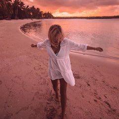 Beach Goddess Kaftan: Women's Stylish Swimsuit Cover Up and Beach Tunic Dress