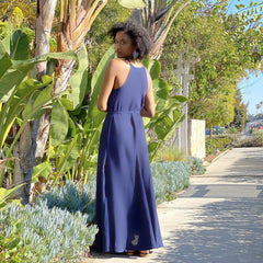 Nautical Breeze Maxi Dress