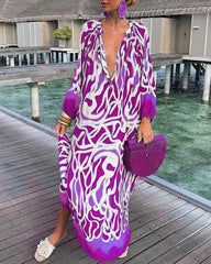 Ethereal Blossom Flowy Dress for Women