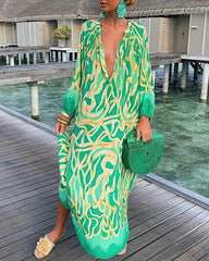 Ethereal Blossom Flowy Dress for Women