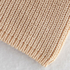 Beaded Strappy Crop Knit Tank Top - Vintage Chic and Backless