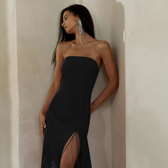Fringe Fling Strapless Dress