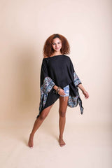 Boho Chic Geometric Embroidered Tunic