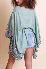 Boho Chic Geometric Embroidered Tunic
