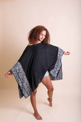 Boho Chic Geometric Embroidered Tunic