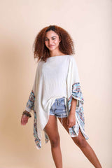 Boho Chic Geometric Embroidered Tunic