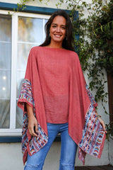 Boho Chic Geometric Embroidered Tunic