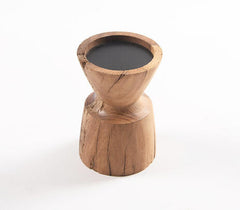 Handcrafted Recycled Wood Candle holder