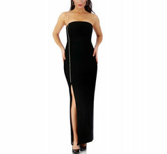 InstantFigure Long dress W / Rhinestone strap 168250