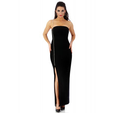 InstantFigure Long dress W / Rhinestone strap 168250