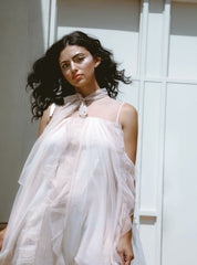 Starlit Champagne Dream Party Dress