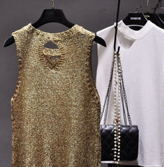 Sequined Tank Top