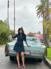 Petrol Dream Shirt Dress