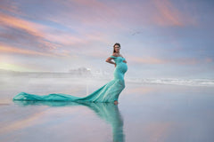 Long Sleeve Maternity Dress