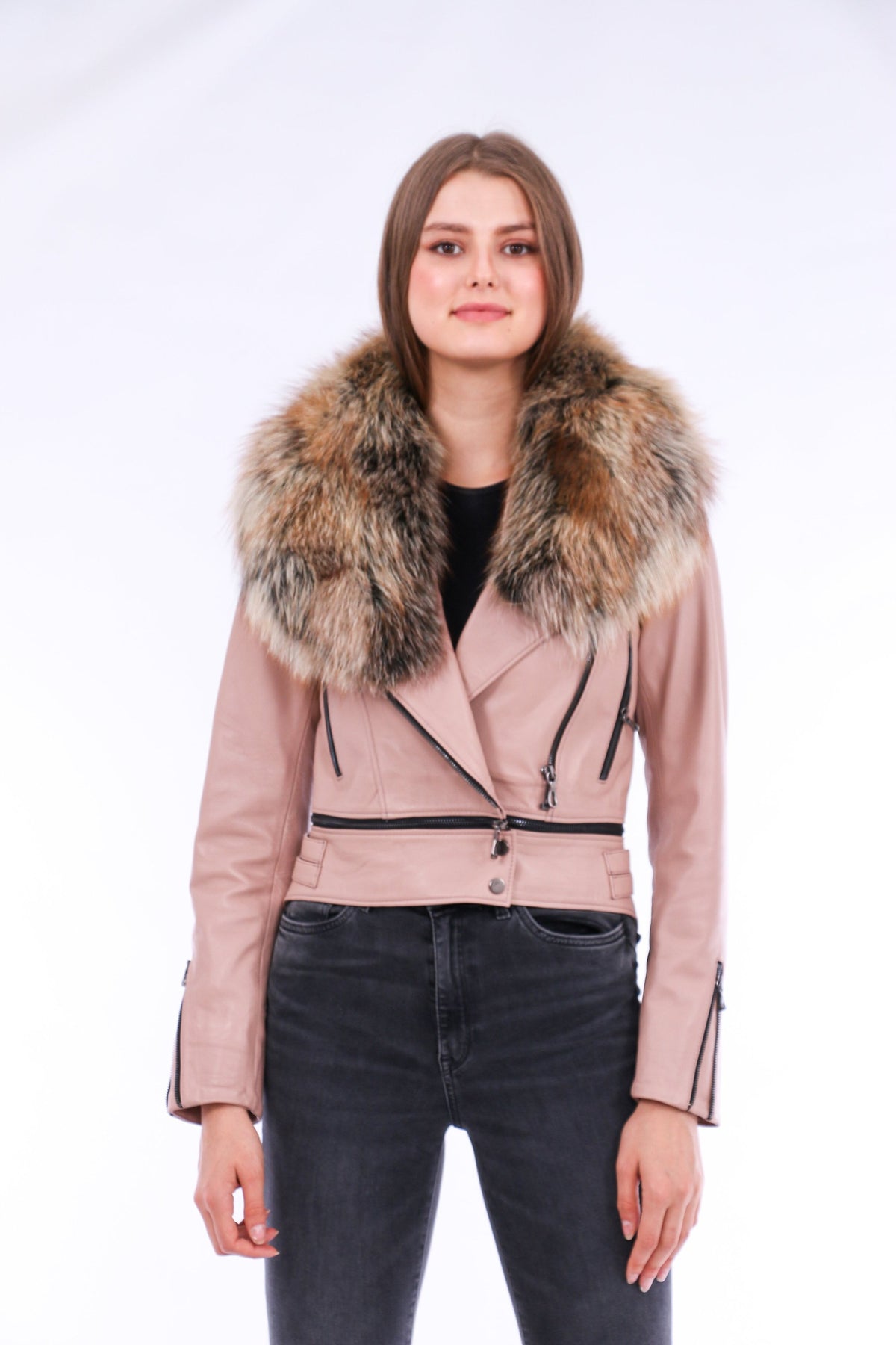 Buttagi Leather Biker Jacket