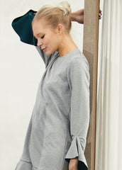 Heather Grey Bell Sleeve Shift Dress: The Perfect Blend of Style and Comfort