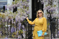 Mustard Dream Wrap Dress