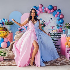 Pink and Blue Maternity