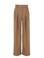 Classic Wide Pants Floor-length Pleated Loose