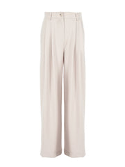 Classic Wide Pants Floor-length Pleated Loose