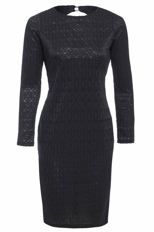 Ethereal Lace Temptation Long Sleeve Dress