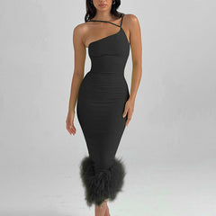Elegant Siren Backless Evening Gown