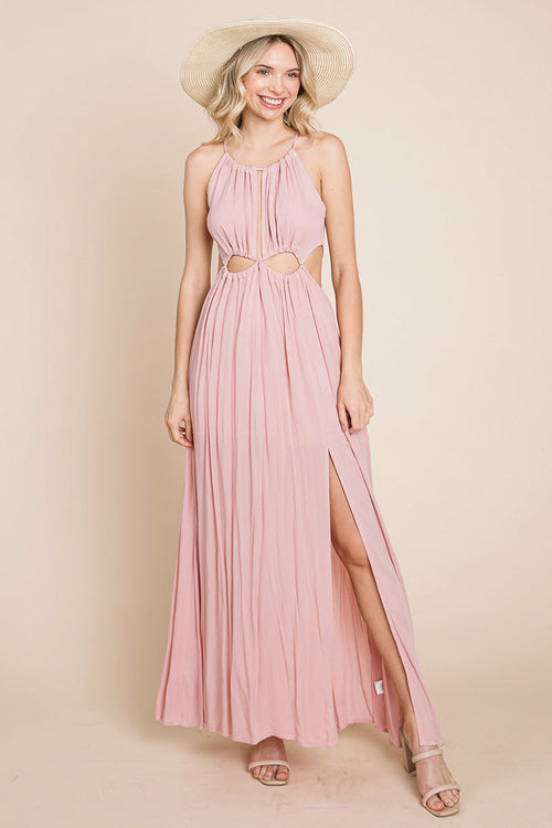 Ethereal Elegance Cut Out Maxi Dress
